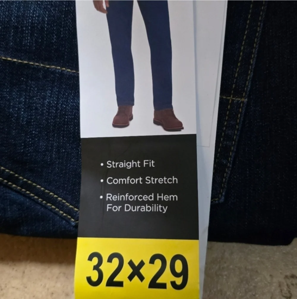 Kirkland Men's Straight Fit Blue Jeans nwt
